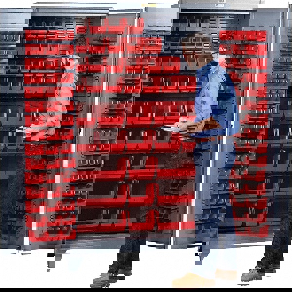 High Capacity Storage Bin Cabinet